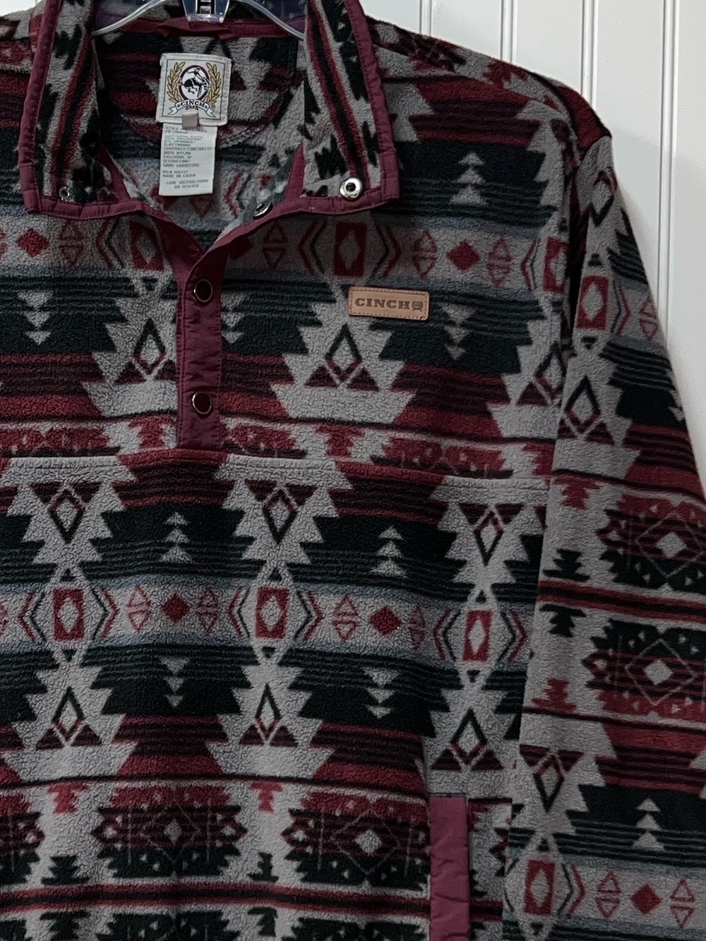 Cinch Western Aztec Fleece M Southwestern